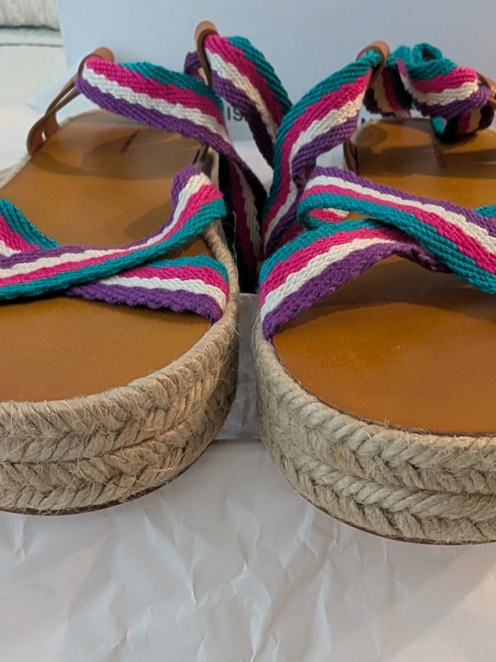 NIB Isabel Marant Platform Gladiator Sandals 36 6 5.5 Espadrille Boho New Box